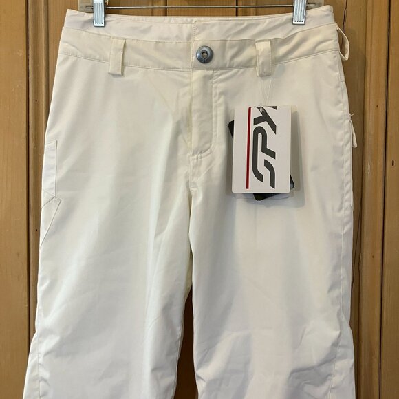 Spyder Girls Vixen Kyd's Snowboarding Ski Thinsulate Pants Size 18 White FA NWT - Picture 3 of 12